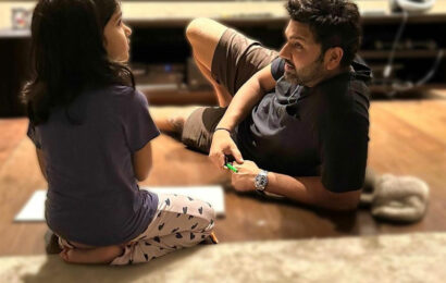 Before World Cup, Rohit’s Daddy Time With Samaira