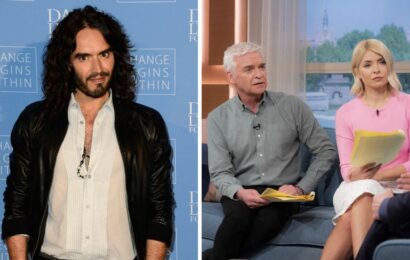Russell Brand joked ‘I was a pest’ to Phillip Schofield and Holly Willoughby
