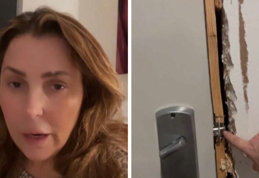 Jillian Barberie's Front Door Almost Broken Down, Middle Of the Night