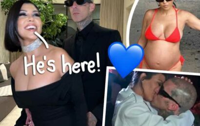 Kourtney Kardashian Welcomes First Baby With Travis Barker!!!