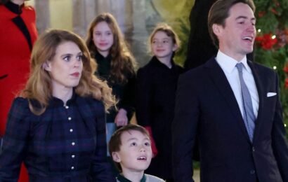 Princess Beatrice’s stepson Wolfie joins George, Charlotte and Louis at Kate’s carol concert